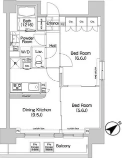 コンフォリア三田EAST【2階】の間取り