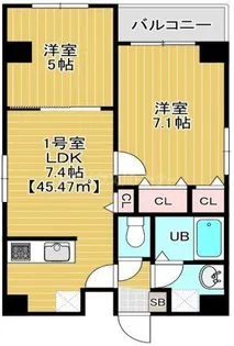 Bloom錦糸町【3階】の間取り