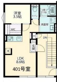 Fols Class 四谷三丁目【3階】の間取り