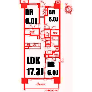 シティテラス横濱和田町エアーズコート【2階】の間取り