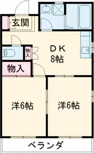 カーサヴェルデ【2階】の間取り