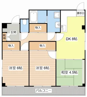 レナジア近江八幡【7階】の間取り