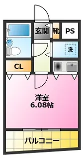 小杉Siビル【3階】の間取り