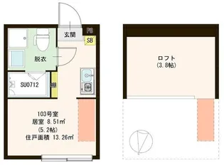 Harmony上石神井【1階】の間取り