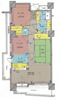 土樋パークホームズ【2階】の間取り