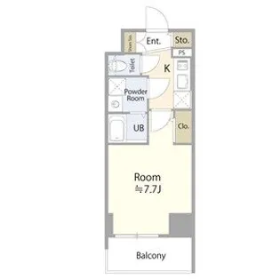 エスリード大須アヴェニュー【13階】の間取り