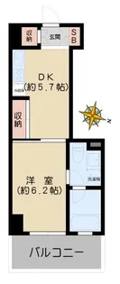 ベルファース本郷弓町【7階】の間取り