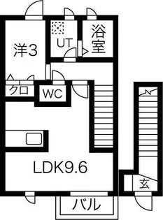 Le Prunier【2階】の間取り