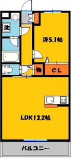 Y&M Lpur(ルピア)【2階】の間取り