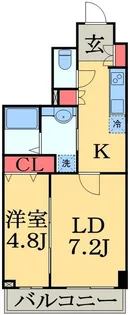 アーバンシャトー千葉【1階】の間取り