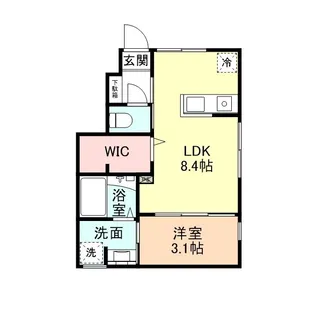 INTEGRAL羽広【1階】の間取り
