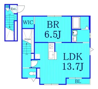 エスフラット【3階】の間取り