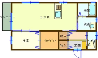 カモミールB【2階】の間取り
