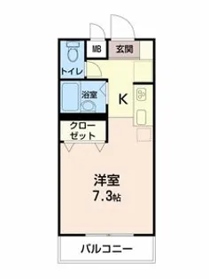 エクセレンスMAY【1階】の間取り