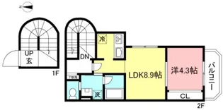 サニーレジデンス経堂【2階】の間取り