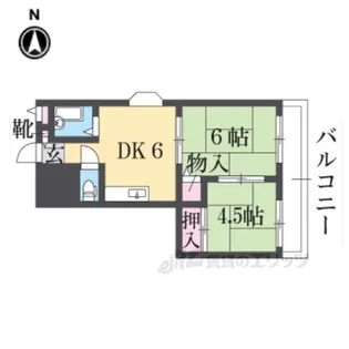 M’プラザ津田駅前弐番館【3階】の間取り