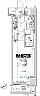 スクエアシティ向島【6階】の間取り