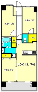 大阪府大阪市住之江区南港北1【マンション】の間取り