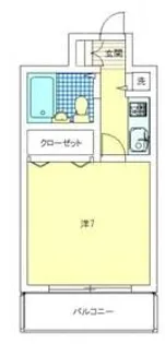 碑文谷壱番館【2階】の間取り