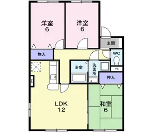 シャルマントール【1階】の間取り