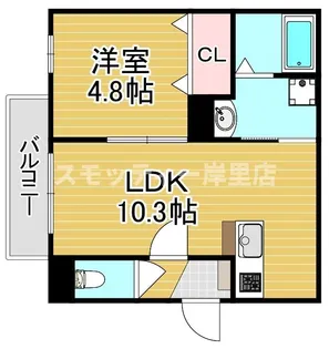 SFIDA天王寺南【2階】の間取り