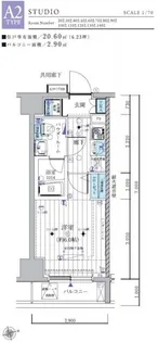 メインステージ北千住III【7階】の間取り