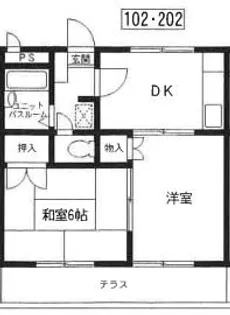 シティパレス北本第5【2階】の間取り