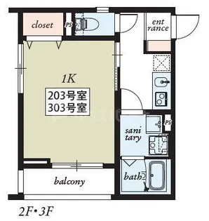 MAISON SA XVIII(メゾンエスエー エイティーン)【3階】の間取り