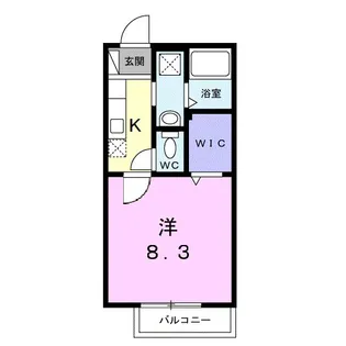 フローラ【2階】の間取り