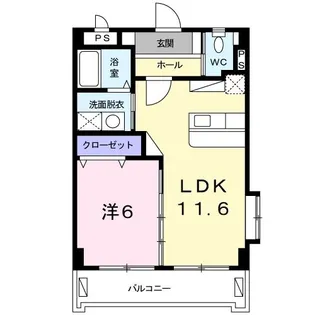 Sea Side 潮平【3階】の間取り