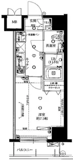 ライジングプレイス浅草五番館【3階】の間取り