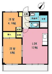 エクセルハイツ【2階】の間取り
