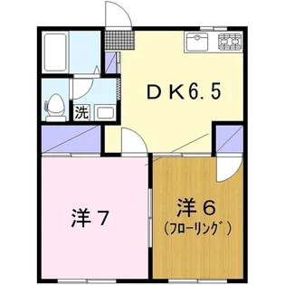 グリーンハイムK【1階】の間取り