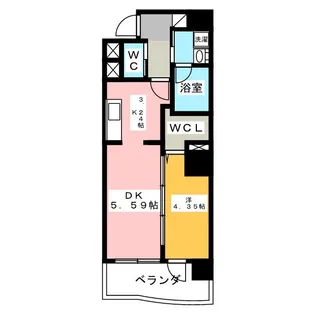 LAX【6階】の間取り
