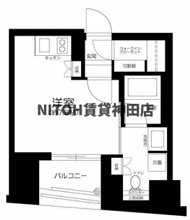 リビオレゾン千代田岩本町ルジェンテ【14階】の間取り