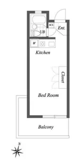 DeLCCS鷺ノ宮(デルックスサギノミヤ)【4階】の間取り