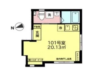 桜ヒルズ護国寺【1階】の間取り