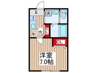 パセオグランデ花見川【1階】の間取り
