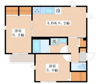 ESPACIO NH【1階】の間取り