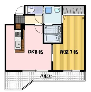 リファレンス魚の町【5階】の間取り