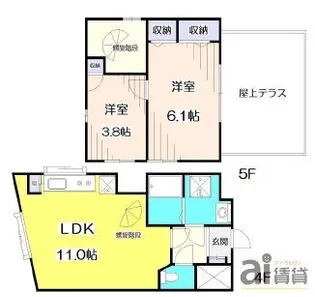 Aifort.目黒不動前の間取り