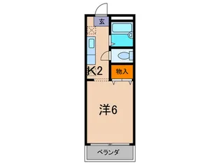 ONハイツAの間取り