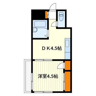 富士ビュウ・コーポ【3階】の間取り