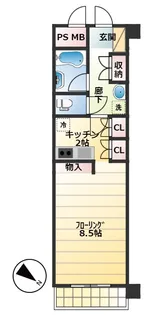 DAIWAMANSION【2階】の間取り