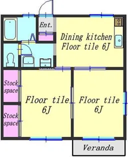 サンフラワーハイム【2階】の間取り