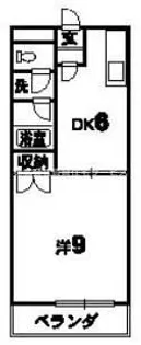 ハッピーハイツ北島【2階】の間取り