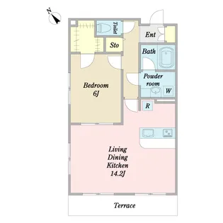 ハピネス【1階】の間取り