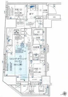 グローリオ新宿夏目坂【7階】の間取り