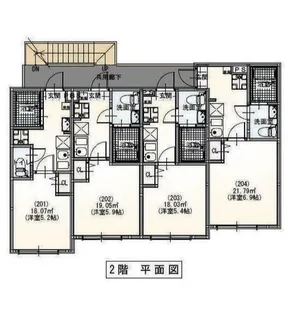 Lusso casa 上板橋【2階】の間取り