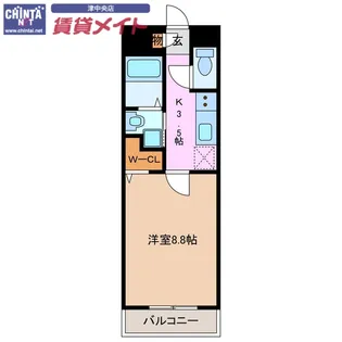 SHG島崎【3階】の間取り